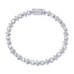 BRACELET TENNIS STARS ARGENT
