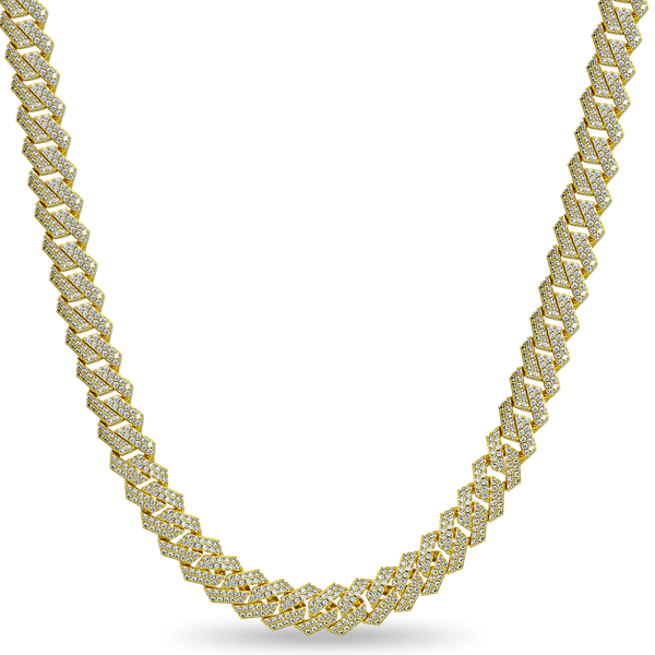 CATENA CUBANA IN ORO - 14MM