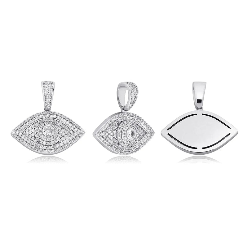 PENDENTIF EYE EVIL ARGENT