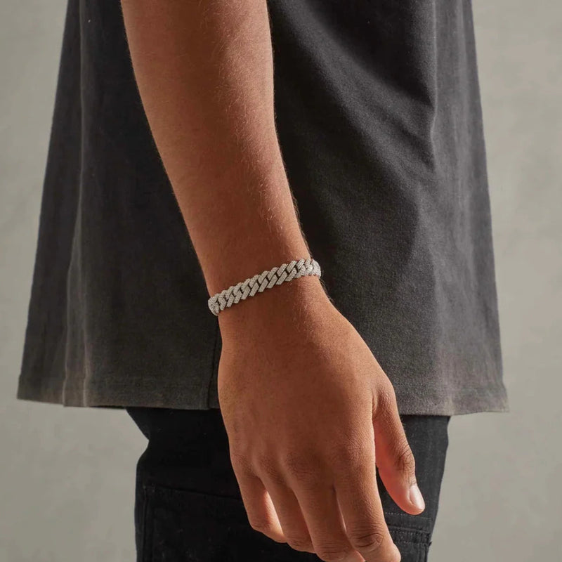 BRACCIALE IN ARGENTO CUBANO