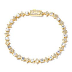 BRACELET TENNIS STARS OR