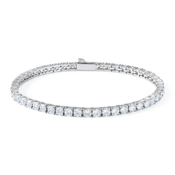 BRACCIALE TENNIS IN ORO BIANCO