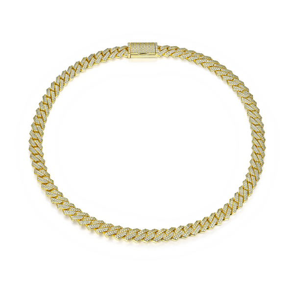 CATENA CUBANA IN ORO - 14MM