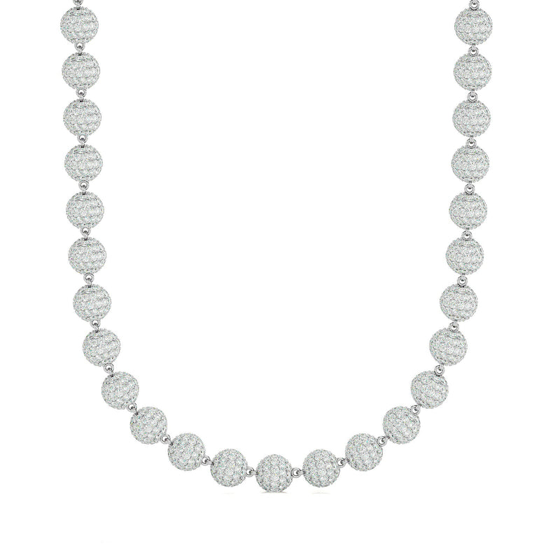 Chaîne Pearl Ice Argent