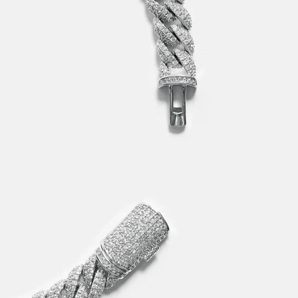 BRACELET CUBAN ARGENT - 10MM