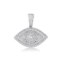 PENDENTIF EYE EVIL ARGENT