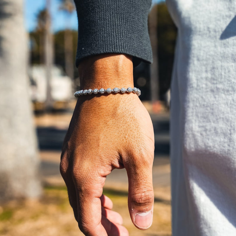 Bracelet Pearl Ice Argent