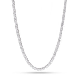 CATENA DA TENNIS IN ORO BIANCO - 4MM