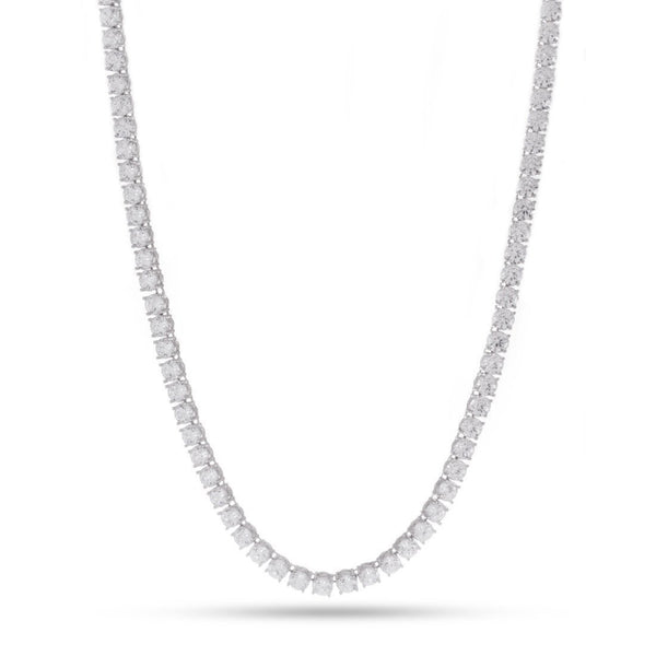 CATENA DA TENNIS IN ORO BIANCO - 4MM