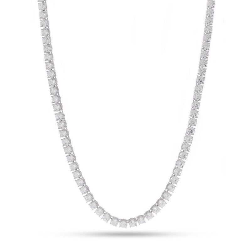 CATENA DA TENNIS IN ORO BIANCO - 4MM