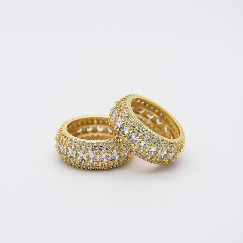 ANELLO RETIS IN ORO GIALLO GHIACCIO