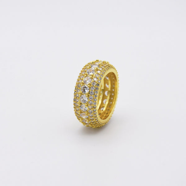 ANELLO RETIS IN ORO GIALLO GHIACCIO