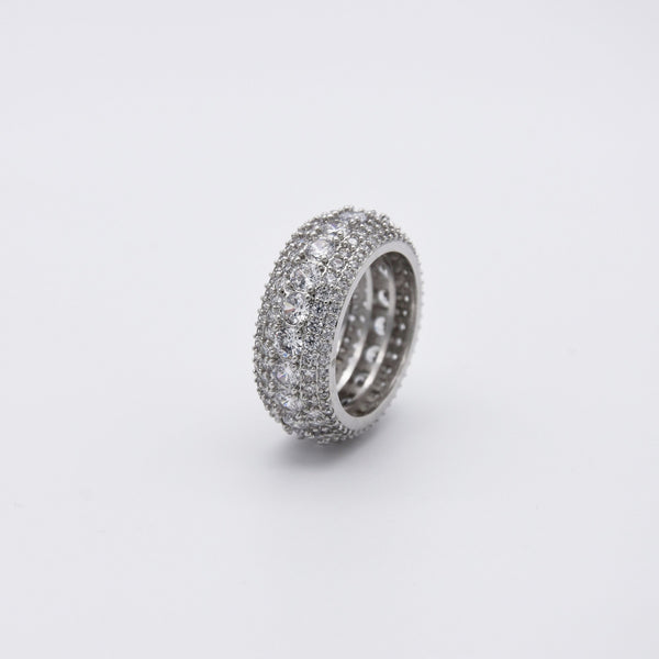 ANELLO RETIS IN ORO BIANCO GHIACCIO