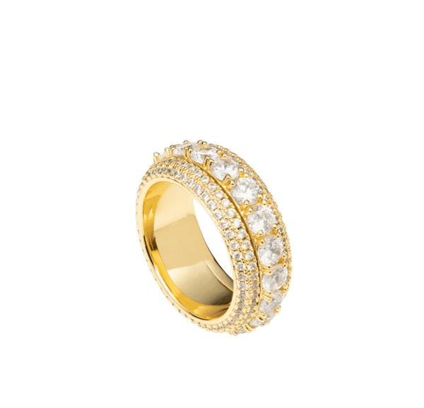ANELLO RETIS IN ORO GIALLO GHIACCIO